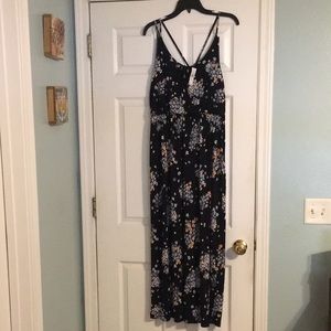 *NWT* LOFT floral tank maxi dress petite large